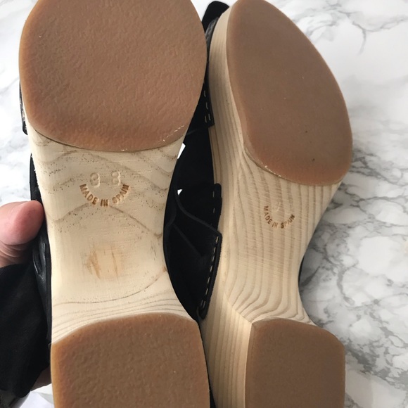 Free People Emmy Black strap sandal Clogs - Picture 5 of 6